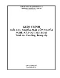 Giáo trình Mài trụ ngoài, mài côn ngoài (Nghề: Cắt gọt kim loại) - Trường CĐ Cộng đồng Lào Cai