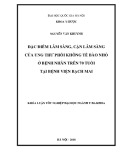 Khóa luận tốt nghiệp ngành Y đa khoa: Đặc điểm lâm sàng, cận lâm sàng của ung thư phổi không tế bào nhỏ ở bệnh nhân trên 70 tuổi tại Bệnh viện Bạch Mai