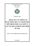 Khóa luận tốt nghiệp ngành Dược học: Khảo sát các thông số dược động học của isoniazid trên bệnh nhân lao mới và lao tái trị tại bệnh viện Phổi Hà Nội