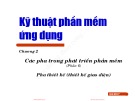 Bài giảng Kỹ thuật phần mềm ứng dụng: Chương (Phần 6) - ĐH Bách khoa Hà Nội