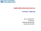 Bài giảng Khoa học dịch vụ: Chương 5 - PGS.TS. Hà Quang Thụy