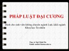 Bài giảng Pháp luật đại cương: Bài 7A - ThS. Ngô Minh Tín