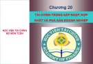 Bài giảng Tài chính doanh nghiệp: Chương 20 - Học viện Tài chính