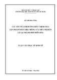 Luận văn Thạc sĩ Kinh tế: Các yếu tố ảnh hưởng đến ý định mua sản phẩm nhãn hiệu riêng của siêu thị bán lẻ tại thành phố Biên Hòa