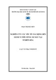 Luận văn Thạc sĩ Kinh tế: Nghiên cứu các yếu tố tác động đến hành vi tiêu dùng xe máy tại Tp.Biên Hòa