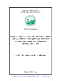 Luận văn Thạc sĩ Quản lý đất đai: Đánh giá công tác quản lý hồ sơ địa chính, cấp giấy chứng nhận quyền sử dụng đất trên địa bàn thành phố Thanh Hóa giai đoạn 2016 - 2018