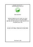 Luận văn Thạc sĩ Quản lý đất đai: Đánh giá hiệu quả của công tác giao, cho thuê đất cho các doanh nghiệp trên địa bàn huyện Đại Từ, tỉnh Thái Nguyên giai đoạn 2013 - 2017