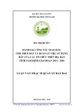 Luận văn Thạc sĩ Quản lý đất đai: Đánh giá công tác giao đất, cho thuê đất và quản lý việc sử dụng đất của các tổ chức trên địa bàn tỉnh Nam Định giai đoạn 2016 - 2018