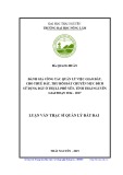 Luận văn Thạc sĩ Quản lý đất đai: Đánh giá công tác quản lý việc giao đất, cho thuê đất, thu hồi đất chuyển mục đích sử dụng đất ở thị xã Phổ Yên, tỉnh Thái Nguyên giai đoạn 2014 - 2017