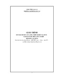 Giáo trình Sửa chữa thiết bị điện gia dụng (Nghề: Điện công nghiệp) - Trường CĐ Cộng đồng Lào Cai