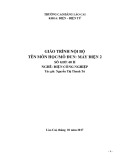 Giáo trình Máy điện 2 (Nghề: Điện công nghiệp) - Trường CĐ Cộng đồng Lào Cai