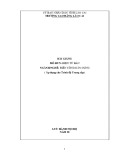 Bài giảng Điện tử cơ bản (Nghề: Điện dân dụng) - Trường CĐ Cộng đồng Lào Cai