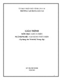 Giáo trình Khí cụ điện (Nghề: Vận hành thủy điện) - Trường CĐ Cộng đồng Lào Cai