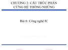 Bài giảng Thiết kế hệ thống nhúng (Embedded Systems Design) - Chương 2 (Bài 6): Công nghệ IC