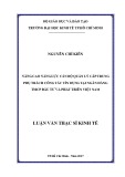 Luận văn Thạc sĩ Kinh tế: Nâng cao năng lực̣ Cán bộ quản lý cấp trung phụ trách công tác tín dụng tại Ngân hàng TMCP Đầu tư và Phát triển Việṭ Nam