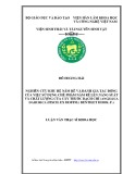 Luận văn Thạc sĩ Sinh học: Nghiên cứu khu hệ nấm rễ và đánh giá tác động của việc sử dụng chế phẩm nấm rễ lên năng suất và chất lượng của cây thuốc bạch chỉ Angelica dahurica (Fisch. ex Hoffm.) Benth.et Hook. f.