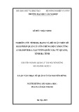 Luận văn Thạc sĩ Quản lý tài nguyên rừng: Nghiên cứu tính đa dạng và đề xuất một số giải pháp quản lý côn trùng bộ Cánh cứng (Coleoptera)tại Vườn Quốc gia Vũ Quang, tỉnh Hà Tĩnh