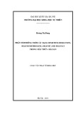 Luận văn Thạc sĩ Khoa học: Phân tích đồng thời các dạng Dimethyldiselenite, Selenomethioline, Selenit and Selenat trong mẫu thủy- hải sản