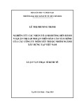 Luận văn Thạc sĩ Kinh tế: Nghiên cứu các nhân tố ảnh hưởng đến hành vi quản trị lợi nhuận trên báo cáo tài chính của các công ty niêm yết thuộc nhóm ngành xây dựng tại Việt Nam