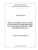 Luận văn Thạc sĩ Kinh tế: Đề xuất giải pháp nâng cao khả năng thành công khi triển khai các dự án ERP tại Công ty TNHH DiCentral Việt Nam