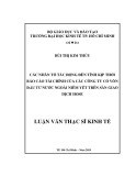 Luận văn Thạc sĩ Kinh tế: Các nhân tố tác động đến tính kịp thời Báo cáo tài chính của các công ty có vốn đầu tư nước ngoài niêm yết trên sàn giao dịch HOSE