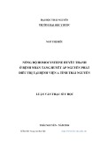 Luận văn Thạc sĩ Y học: Nồng độ Homocysteine huyết tương ở bệnh nhân tăng huyết áp nguyên phát điều trị tại bệnh viện A tỉnh Thái Nguyên