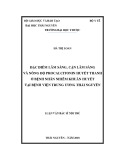 Luận văn Tốt nghiệp Bác sĩ nội trú: Đặc điểm lâm sàng, cận lâm sàng và nồng độ procalcitonin huyết thanh ở bệnh nhân nhiễm khuẩn huyết tại bệnh viện Trung ương Thái Nguyên