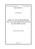 Luận án Tiến sĩ Y học: Nghiên cứu một số chỉ số hình thái, chức năng thận ở bệnh nhân chết não do chấn thương sọ não