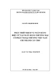 Luận văn Thạc sĩ Kinh tế: Phát triển dịch vụ ngân hàng điện tử tại ngân hàng thương mại cổ phần ngoại thương Việt Nam – Chi nhánh Cần Thơ