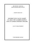 Luận văn Thạc sĩ Kinh tế: Giải pháp gia tăng sự cam kết của nhân viên khối logistics tại Công ty cổ phần Logistics Vinalink khu vực thành phố Hồ Chí Minh