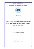 Luận văn Thạc sĩ Kinh tế: Các giải pháp để hạn chế rủi ro tín dụng bán lẻ tại Ngân hàng TMCP Ngoại thương Việt Nam – Chi nhánh Cần Thơ