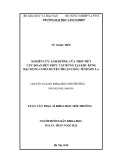 Luận văn Thạc sĩ Khoa học môi trường: Nghiên cứu ảnh hưởng của thời tiết cực đoan đến tài nguyên thực vật rừng tại khu rừng đặc dụng Copia huyện Thuận Châu tỉnh Sơn La