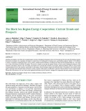 The black sea region energy cooperation: Current trends and prospects