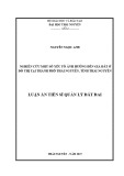 Luận án Tiến sĩ Quản lý đất đai: Nghiên cứu một số yếu tố ảnh hưởng đến giá đất ở đô thị tại thành phố Thái Nguyên, tỉnh Thái Nguyên