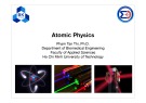 Lecture Physics A2: Atomic physics - PhD. Pham Tan Thi