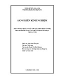 Sáng kiến kinh nghiệm Mầm non: Một số biện pháp tuyên truyền, phối hợp với phụ huynh nhằm nâng cao chất lượng giáo dục trẻ 3-4 tuổi