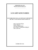 Sáng kiến kinh nghiệm Mầm non: Một số biện pháp nâng cao ý thức bảo vệ môi trường cho trẻ 4-5 tuổi ở trường mầm non