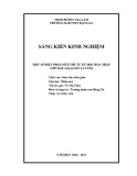 Sáng kiến kinh nghiệm Mầm non: Một số biện pháp giúp trẻ tự kỷ học hòa nhập lớp mẫu giáo 5 – 6 tuổi Trường Mầm non Đặng Xá