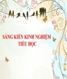 Sáng kiến kinh nghiệm Tiểu học: Một số giải pháp giúp học sinh lớp 1 viết đúng chính tả