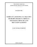 Luận văn Thạc sĩ Kinh tế: Nghiên cứu ảnh hưởng của nhận thức rủi ro đến thái độ và ý định của khách hàng trong mua sắm trực tuyến tại TP.HCM