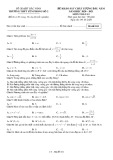 Đề thi khảo sát chất lượng đầu năm môn Toán lớp 12 năm học 2020-2021 có đáp án – Trường THPT Yên Phong 2