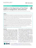 Insights on bio-degumming of kenaf bast based on metagenomic and proteomics