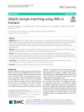 SMaSH: Sample matching using SNPs in humans