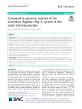 Comparative genomic analysis of the secondary flagellar (flag-2) system in the order Enterobacterales