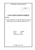 Sáng kiến kinh nghiệm THCS: Xây dựng hệ thống câu hỏi mở trong dạy học đọc hiểu một số văn bản chương trình Ngữ văn 7