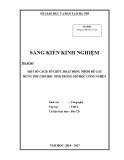 Sáng kiến kinh nghiệm THCS: Một số cách tổ chức hoạt động nhóm để gây hứng thú cho học sinh trong giờ học Công nghệ 8