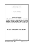 Luận văn Thạc sĩ Khoa học giáo dục: Phối hợp hoạt động giữa Trung tâm Văn hóa, Thể thao và Du lịch với Phòng Giáo dục - Đào tạo trong việc tổ chức các lớp năng khiếu thể dục thể thao cho học sinh huyện Thanh Thủy, tỉnh Phú Thọ