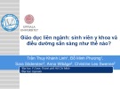 Bài giảng Giáo dục liên ngành: Sinh viên y khoa và điều dưỡng sẵn sàng như thế nào