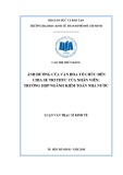 Luận văn Thạc sĩ Kinh tế: Ảnh hưởng của văn hóa tổ chức đến chia sẻ tri thức của nhân viên: Trường hợp ngành Kiểm toán nhà nước