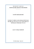 Luận văn Thạc sĩ Kinh tế: Tác động của phong cách lãnh đạo chuyển dạng đến hiệu quả công việc của lực lượng kiểm lâm trên địa bàn tỉnh Bà Rịa Vũng Tàu